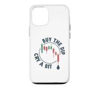 Cry a Bit Buy The Dip Crypto-Currency Trading Traders Funny Coque pour iPhone 12/12 Pro