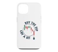 Cry a Bit Buy The Dip Crypto-Currency Trading Traders Funny Coque pour iPhone 13