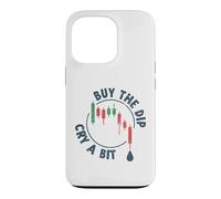 Cry a Bit Buy The Dip Crypto-Currency Trading Traders Funny Coque pour iPhone 13 Pro