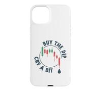 Cry a Bit Buy The Dip Crypto-Currency Trading Traders Funny Coque pour iPhone 15 Plus
