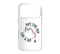 Cry a Bit Buy The Dip Crypto-Currency Trading Traders Funny Coque pour iPhone 17 Pro
