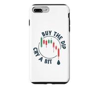 Cry a Bit Buy The Dip Crypto-Currency Trading Traders Funny Coque pour iPhone 7 Plus/8 Plus