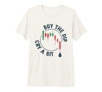 Cry a Bit Buy The Dip Crypto-Currency Trading Traders Funny T-Shirt Haut de Gamme