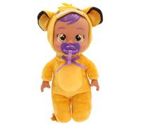Cry Babies Disney Simba Poupée bébé en Peluche Poupée bébé en Peluche habillée inspirée de Simba du Roi Lion de Disney Qui pleure de Vraies Larmes Filles-garçons à partir de 3 Ans