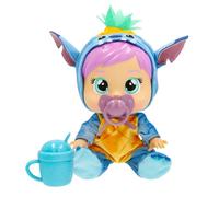 Cry Babies Disney Stitch Poupée bébé en Peluche Poupon Loving Care inspiré de Stitch, Comprend 3 Accessoires et pleure de Vraies Larmes. Filles/garçons à partir de 3 Ans