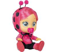 CRY BABIES Dressy Lady la coccinelle | Poupée interactive qui pleure de vraies larmes avec de vrais cheveux et des vêtements pour l’habiller - Poupée et jouet pour enfants +2 Ans