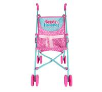 CRY BABIES la poussette | Accessoire pour poupée et peluche; légère et pliable - Jouet idéal pour fille et garçon +3 Ans