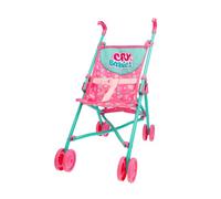 CRY BABIES la poussette | Accessoire pour poupée et peluche; légère et pliable - Jouet idéal pour fille et garçon +3 Ans