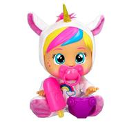 Cry Babies Loving Care Fantasy Dreamy, Poupon Dreamy Loving Care avec 3 Accessoires pour Jouer, Elle Pleure de Vraies Larmes, Jouet Cadeau pour Enfants âgés de 18 Mois et Plus