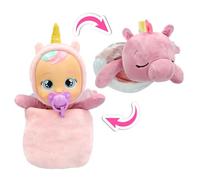 Cry Babies Luna & Poppy Poupée Interactive Amis de Bonsoir Lune et Poppy Vont Dormir, lumières Magiques, Sons et berceuses pour Enfants à partir de 3 Ans