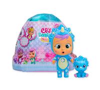 Cry Babies Magic Tears Icy World Dinos, Poupée Surprise à Collectionner qui Pleure de Vraies Larmes et son Animal Dinosaure de Compagnie, Jouet et cadeau pour Enfants +3 Ans