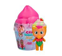 Cry Babies Magic Tears Icy World Frozen Frutti, Mini Poupée Surprise à Collectionner Parfumée qui Pleure et Fait de la Neige, Jouet et Cadeau pour Enfants +3 Ans
