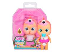 Cry Babies Magic Tears Tropical Beach Babies Fancy | Poupée à Collectionner Qui pleure de Vraies Larmes - avec Maillot de Bain & 4 Accessoires | Jouet et Cadeau pour Filles et garçons à partir de 3