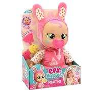 Cry Babies Mealtime Julie Poupée Bébé Interactive Newborn Avec Larmes Lumineuses