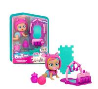 Cry Babies Playtime Gym d'Activités de Millie, Bébé Rampant avec Un Gym d'Activités, Complétez Votre Monde Playtime, Pleure de Vraies Larmes, Jouet Cadeau pour Enfants de 4 a 6 Ans