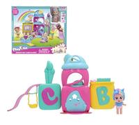 Cry Babies Playtime Jenna's Day Care, Maison de Poupées Day Care, Playset avec Un Personnage Exclusif, 18+ Accessoires et Surprises, Pleure de Vraies Larmes, Jouet Cadeau pour Enfants de 4 à 6 Ans
