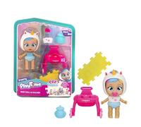Cry Babies Playtime Marcheur Interactif de Dreamy, Mini Poupée Day Care avec Un Trotteur Interactif, Complétez Votre Monde Playtime, Pleure de Vraies Larmes, Jouet Cadeau pour Enfants de 4 a 6 Ans