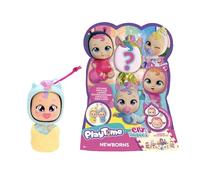 CRY BABIES Playtime Nouveaux Porte-clés de Nouveau-nés à Collectionner avec Visages changeants et Couverture en Silicone Enfants dès 3 Ans