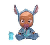 Cry Babies Stitch, Poupon Inspiré par Stitch, il Porte Son Pyjama Bleu Personnalisé et Pleure de Vraies Larmes, Jouet Cadeau pour Enfants âgés de 18 Mois et Plus