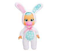 Cry Babies Tiny Cuddles Bunnies Honey, Poupée Douce et câline de 25 cm, pleurant de Vraies Larmes, Pyjama de Lapin Blanc Inclus, Jouet pour garçons et Filles de 18 Mois et Plus