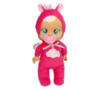 Cry Babies Tiny Cuddles Day Care Hannah, Poupée en Douce Habillée avec Un Pyjama de Day Care, Pleure de Vraies Larmes, Jouet Cadeau pour Les Enfants à partir de 18 Mois