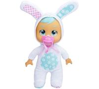Cry Babies Tiny Cuddles Bunnies Honey, Poupée Douce et câline de 25 cm, pleurant de Vraies Larmes, Pyjama de Lapin Blanc Inclus, Jouet pour garçons et Filles de 18 Mois et Plus
