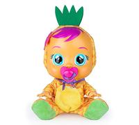 CRY BABIES Tutti Frutti Pia - Poupée Interactive Qui pleure de Vraies Larmes avec Pyjama parfumé Ananas - IMC Toys