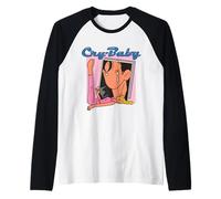 Cry Baby Retro Comic Tears Romance Esthétique Manche Raglan