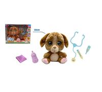 Cry Pets Emotion Pets Set Vétérinaire (Peluche Chiot Qui Pleure 22 Cm + Accessoires)