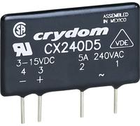 Crydom Relais à semi-conducteurs CXE240D5 5 A Tension de contact (max.): 280 V/AC à commutation au zéro de tension 1 pc(s)