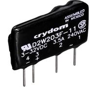 Crydom Relais à semi-conducteurs D2W202F 2 A Tension de contact (max.): 280 V/AC à commutation au zéro de tension 1 pc(s)
