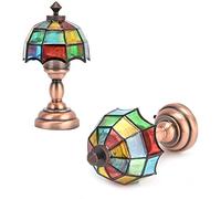 Cryfokt 1: 12 Éclairage de Maison de Poupée DIY, 1:12 Maison de Poupée Miniature Mini Lampe de Sol pour de Lampe à Piles LED de Table pour de/pour Enfant