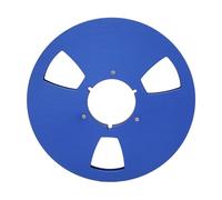 Cryfokt 1/4 10,5 Pouces Reel de Prise Vide, Faible Bruit, Conception Durable Reel de Prise Vide en Bobine à 3 Trous Partie de Machine, Alliage en Aluminium Vis Universelles pour la (BLUE)