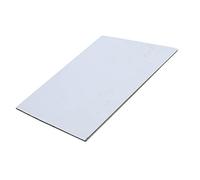 Cryfokt 1 X Pickguard de Guitare pour Guitaristes Protection de Basse électrique Durable pour Remplacement pour Artistes PVC Celluloïd (WHITE)