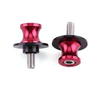 Cryfokt 2 Pcs 6/8/10 Mm CNC Support Arrière Bras Oscillant Bobine Curseur - Bobines de Bras Oscillant de Moto Robustes et Stables - Facile à Installer - Convient aux Propriétaires de Vélos (10mm