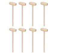 Cryfokt 30 Mini Marteaux en Bois, Maillets Multifonctionnels pour L'amélioration de la dextérité, Matériau de Bouleau de qualité Supérieure, Applicable à la Coordination œil-Main des Enfants