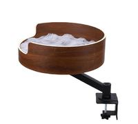 Cryfokt 40x40x13cm Bureau de Bureau en Bois Lit de Chat de Chat, de Réglable à 360 ° avec Conception Flottante, Charge de Chargement de 5 à 8 Kg, de Hamac de