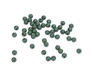 Cryfokt 50 Haricots de Bouchon de Ligne de Pêche en Gel de Silice, Haricots Spatiaux de 8 Mm pour la Pêche en Eau Profonde et de Nuit, Doux et Flexibles, Accessoires de Essentiels (Green)