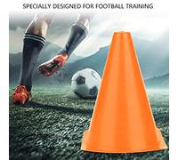 Cryfokt 6 Pièces Accrocheurs Cônes D'entraînement de Football Supports de Marqueurs de Football Durables pour L'entraînement sur Terrain de Améliorer Les Compétences de Contrôle du Les âges Rouge