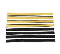 Cryfokt 8Pcs Water Proof Silicone Luggage Wheel Covers for Travel Noise Reduction, Universal Thick Tire Texture Silent Conservation Wheel Covers pour la Valise, Facile à Utiliser (Black)