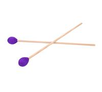 Cryfokt Accessoires pour Instruments Xylophone, Maillets Marimba de Haute qualité, Manche en Hêtre Solide pour une Expérience de Jeu à tonalité Délicate (PURPLE)