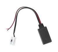 Cryfokt Adaptateur de Câble AUX Bluetooth 12 Broches de Haute qualité pour E60 E61 E62, Câble Adaptateur de Musique Audio Bluetooth 4.0 pour Séries Z4/5/6, Plastique + Cuivre