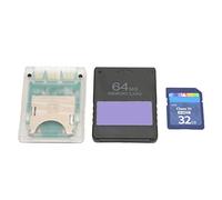Cryfokt Adaptateur de Carte de Console, Lecteur Plug and Play avec Carte de Stockage 32 Go 64 Mo FMCBV1.966 (Consoles minces)
