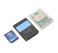 Cryfokt Adaptateur de Carte de Console, Lecteur Plug and Play avec Carte de Stockage 32 Go 64 Mo FMCBV1.966 (Consoles de graisse)