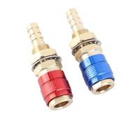 Cryfokt Adaptateur de Gaz en Laiton Refroidi à L'eau, Ensemble de Connecteurs Rapides pour Torche de Soudage PTA DB MIG TIG, Sûr et sans Odeur, Portable pour un Transport Facile, Paquet de 2 pour