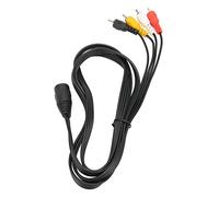 Cryfokt Adaptateur Durable ABS Premium 5 Broches DIN vers 4 Fils Mâles pour Connecter Un Pont de Bande et Un Ancien Amplificateur