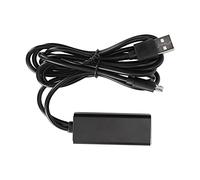 Cryfokt Adaptateur Ethernet Micro USB vers RJ45, Conversion Rapide 10/100Mbps pour Clés TV, Plug and Play pour Usage Domestique et Bureau