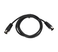 Cryfokt Adaptateur Mâle DIN 5 Broches vers DIN 5 Broches Mâle, Câble d'extension Flexible DIN 5 Broches à Noyau de Cuivre de 4,9 Pieds pour équipement Audiovisuel