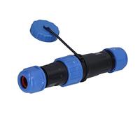 Cryfokt Adaptateur Mâle Femelle étanche sans Soudure avec Prise D'aviation IP68 pour Ordinateurs, 1 Paire (2 noyaux)