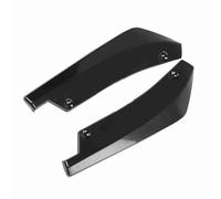 Cryfokt Ailerons de Spoiler de Séparateur de Lèvre de Pare-Chocs Arrière Noirs Universels pour la Protection de la Carrosserie et la Mise à Niveau du Style de Course (Black)